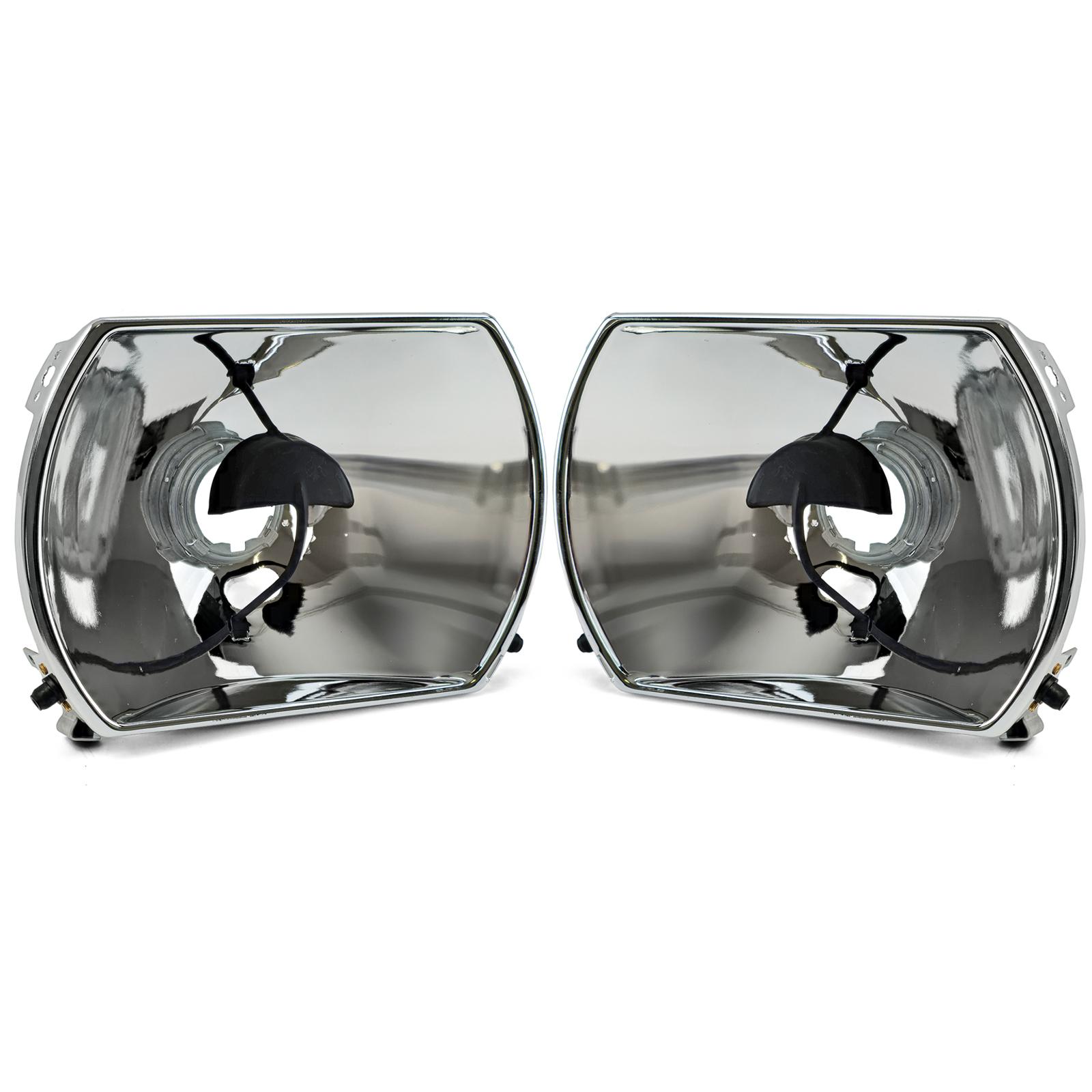 Reflektorer till strålkastare manuell vänster och höger till Mercedes R107 SL SLC 1971-1989