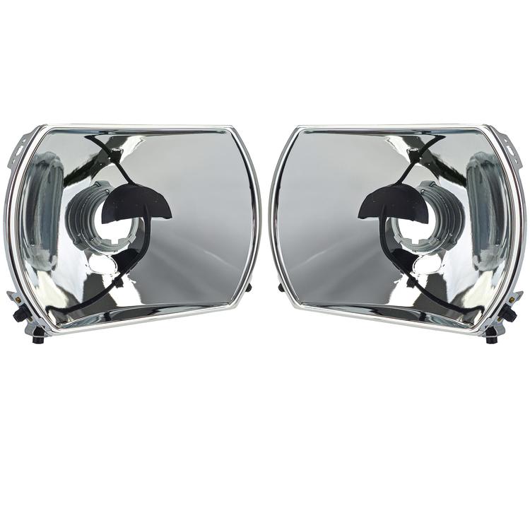 Reflektorer till strålkastare med justering sats till Mercedes R107 SL SLC 1985-1989