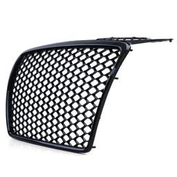 Frontgrill med honeycomb-design utan emblem blanksvart till Audi A3 8P 2003-2008 - 3