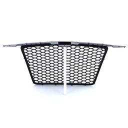Frontgrill med honeycomb-design utan emblem blanksvart till Audi A3 8P 2003-2008 - 6