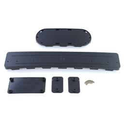 Frontgrill med honeycomb-design utan emblem blanksvart till Audi A3 8P 2003-2008 - 8
