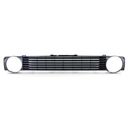 Frontgrill svart utan emblem till VW Golf 1 / cabriolet / Caddy - 5