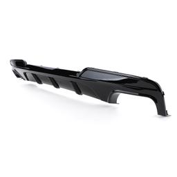 Diffusor med avgasändrör blanksvart för BMW F10 F11 535 - 2