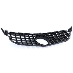 Frontgrill sportutförande blanksvart till Mercedes C-Klass W205 S205 2014-2018 - 7