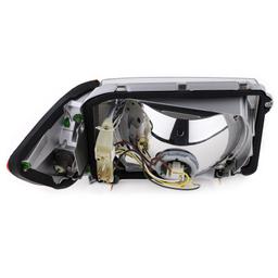 Strålkastare sats utan ställmotor 6-pin höger + vänster till Mercedes SL R107 SLC C107 - 8