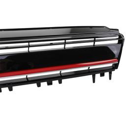 Frontgrill Performance-design blanksvart röd detalj till VW Golf 7 / GTI 2012-2017 - 6