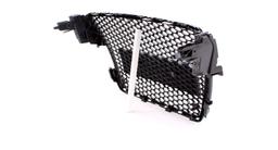 Frontgrill sportutförande honeycomb-design blanksvart utan emblem till Audi A5 8T 8F 2007-11 - 7