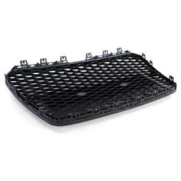 Frontgrill sportutförande honeycomb-design blanksvart utan emblem till Audi A5 B8 8T 2011-2017 - 6