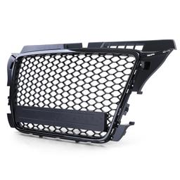 Frontgrill sportutförande honeycomb-design svart utan emblem till Audi A3 8P 2008-2013 - 2