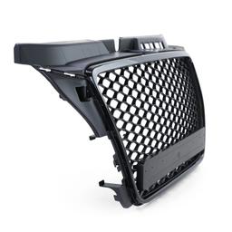Frontgrill sportutförande honeycomb-design svart utan emblem till Audi A3 8P 2008-2013 - 3