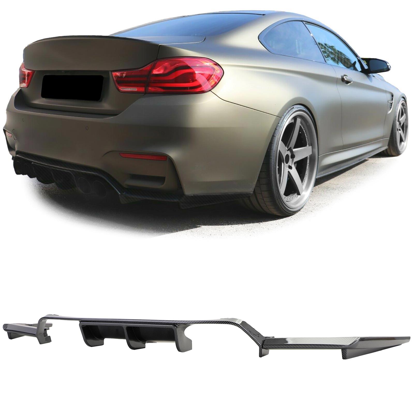 Diffusor kolfiberlook till BMW M3 F80 samt M4 F82/F83 Coupé och Cabriolet från 01/2014