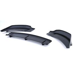 Frontspoiler blanksvart till BMW 4-serie F32/F33/F36 Coupé, Cabriolet och Gran Coupé från 2013, med M-stötfångare - 8
