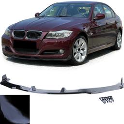 Frontspoilerläpp blanksvart för BMW 3-serie E90/E91 2008–2013