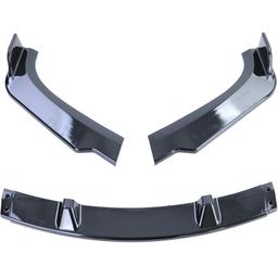 Frontspoilerläpp blanksvart för BMW 3-serie E90/E91 2008–2013 - 8