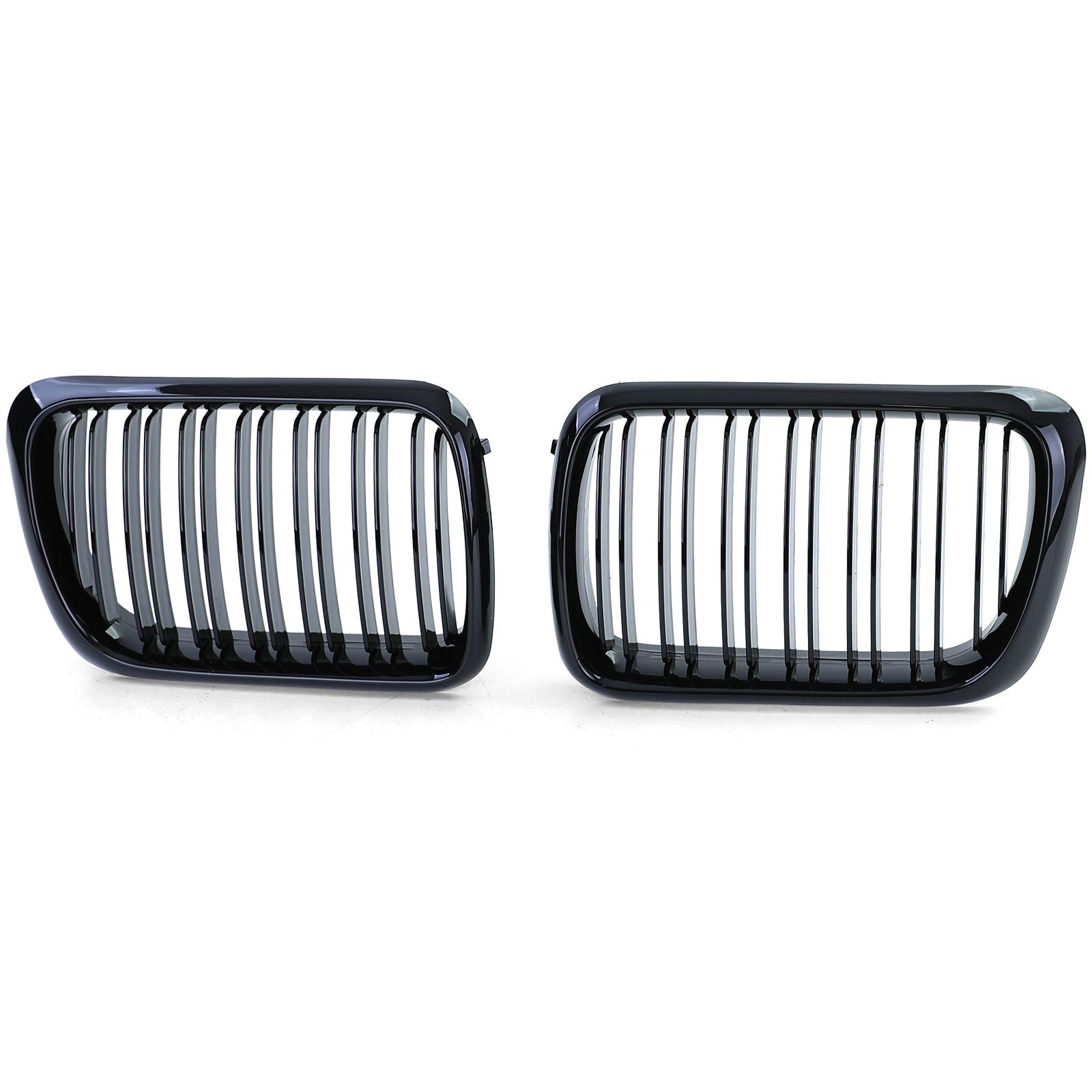 Njurar dubbelribbad Performance-design blanksvart till BMW 3-Serie E36 1996-1999