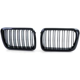 Njurar dubbelribbad Performance-design blanksvart till BMW 3-Serie E36 1996-1999
