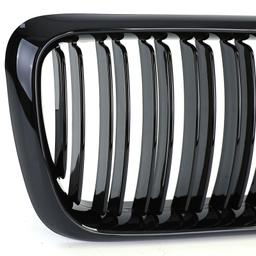 Njurar dubbelribbad Performance-design blanksvart till BMW 3-Serie E36 1996-1999 - 4