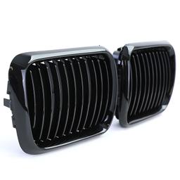 Njurar sportutförande Performance-design blanksvart till BMW 3er E36 1996-1999 - 3