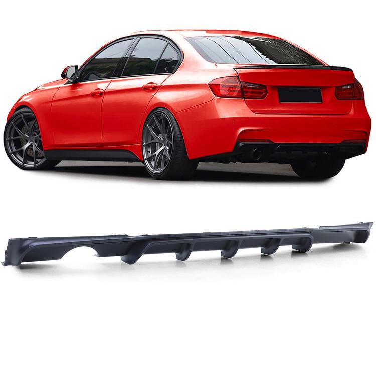 Diffusor mattsvart för BMW 3-Serie F30 F31 316 318 320