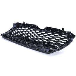 Frontgrill sportutförande honeycomb-design blanksvart utan emblem till Audi A4 B9 8W 2015-2019 - 8