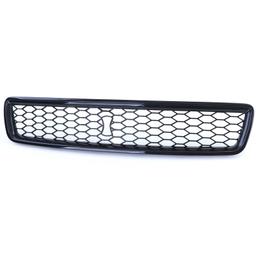 Frontgrill honeycomb-design blanksvart utan emblem till Audi A4 B5 sedan Avant 1994-2001 - 2