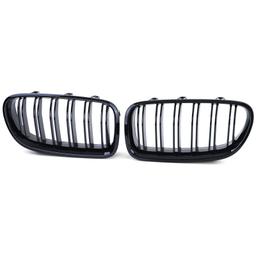 Njurar dubbelribbad Performance-design blanksvart till BMW 5-Serie F10 F11 2010-2017 - 2