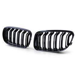 Njurar dubbelribbad Performance-design blanksvart till BMW 3-Serie E90 E91 2008-2012 - 2