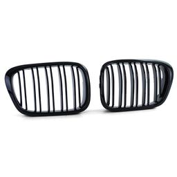 Njurar dubbelribbad Performance-design blanksvart till BMW 5-Serie E39 1995-2003 - 2