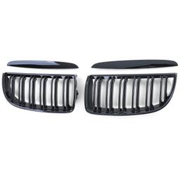 Njurar dubbelribbad Performance-design blanksvart till BMW 3-Serie E90 E91 2005-2008 - 2