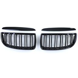 Njurar dubbelribbad Performance-design blanksvart till BMW 3-Serie E90 E91 2005-2008 - 5