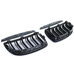 Njurar dubbelribbad Performance-design blanksvart till BMW 3-Serie E90 E91 2005-2008 - 6