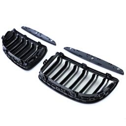 Njurar dubbelribbad Performance-design blanksvart till BMW 3-Serie E90 E91 2005-2008 - 7