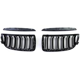 Njurar dubbelribbad Performance-design blanksvart till BMW 3-Serie E90 E91 2005-2008 - 8