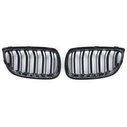 Njurar dubbelribbad Performance-design blanksvart till BMW 3-Serie E92 E93 2006-2010 - 8