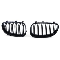 Njurar dubbelribbad Performance-design blanksvart till BMW 5-Serie E60 E61 2003-2010 - 2