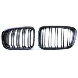 Njurar dubbelribbad Performance-design blanksvart till BMW 3-Serie E46 1998-2001 - 4
