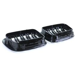 Njurar dubbelribbad Performance-design blanksvart till BMW 3-Serie E46 1998-2001 - 6