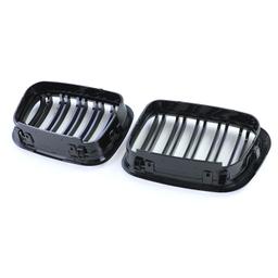 Njurar dubbelribbad Performance-design blanksvart till BMW 3-Serie E46 1998-2001 - 7