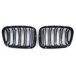 Njurar dubbelribbad Performance-design blanksvart till BMW 3-Serie E46 1998-2001 - 8