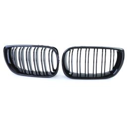 Njurar dubbelribbad Performance-design blanksvart till BMW 3-Serie E46 2001-2005 - 2