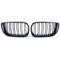 Njurar dubbelribbad Performance-design blanksvart till BMW 3-Serie E46 2001-2005 - 5
