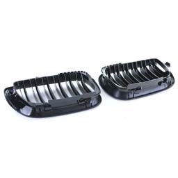 Njurar dubbelribbad Performance-design blanksvart till BMW 3-Serie E46 2001-2005 - 6
