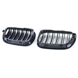 Njurar dubbelribbad Performance-design blanksvart till BMW 3-Serie E46 2001-2005 - 7