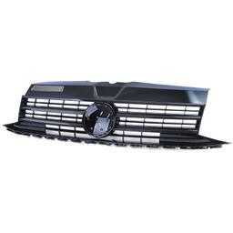 Frontgrill blanksvart till VW T6 Bus Transporter 2015-2019 - 2