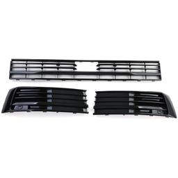 Frontgrill blanksvart till VW T6 Multivan med ACC 2015-2019 - 9