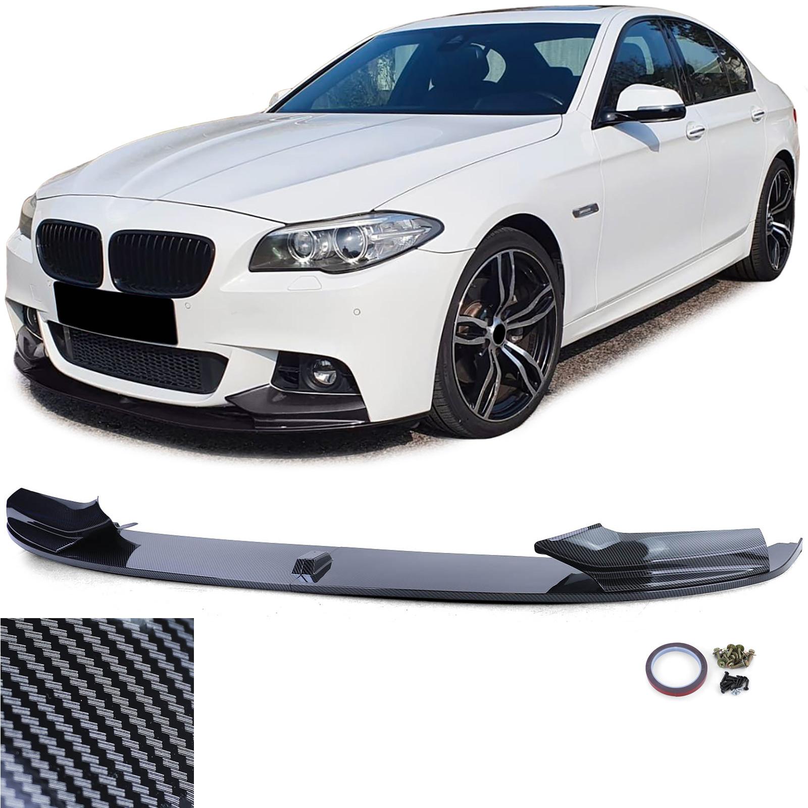 Frontspoilerläpp kolfiberlook för BMW 5-serie F10/F11 2010–2017