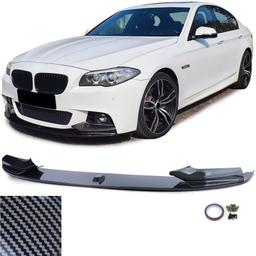 Frontspoilerläpp kolfiberlook för BMW 5-serie F10/F11 2010–2017