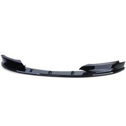Frontspoilerläpp blanksvart för BMW 1-serie E82/E88 2011–2013 - 2