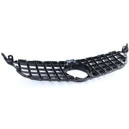 Frontgrill sportutförande blanksvart till Mercedes C-Klass W205 S205 2014-2018 - 6