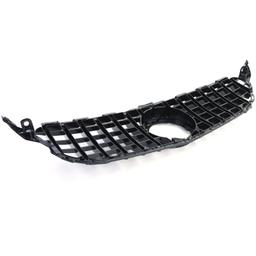 Frontgrill sportutförande blanksvart till Mercedes C-Klass W205 S205 2018-2021 - 7